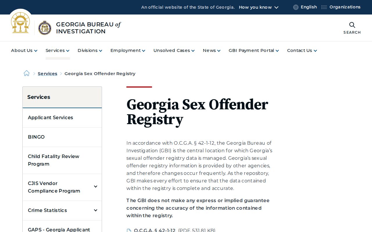 Twiggs County arrest history official GBI authority