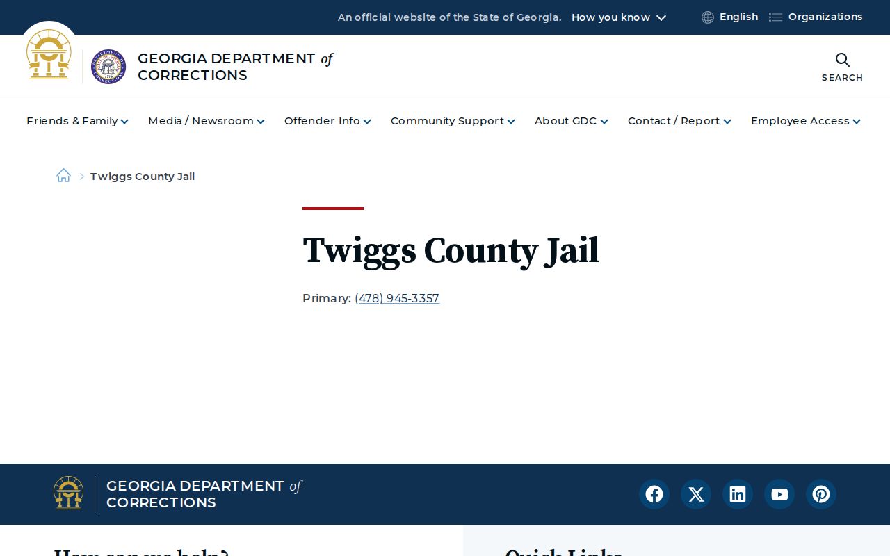 Twiggs County sex offender registry local contact information